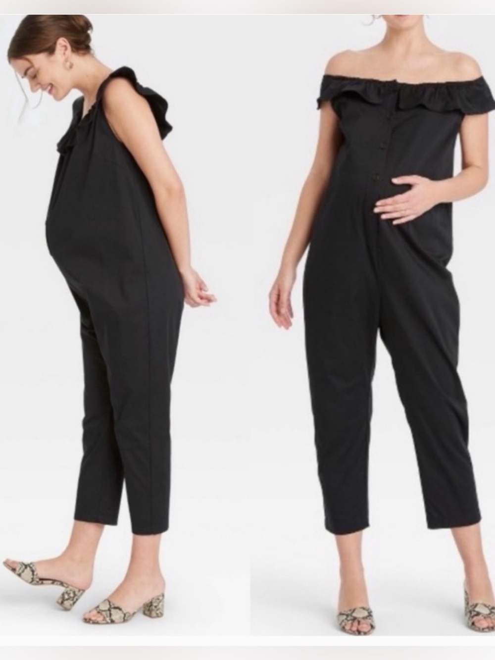 The Nines by HATCH - Ruffle Jumpsuit - XS